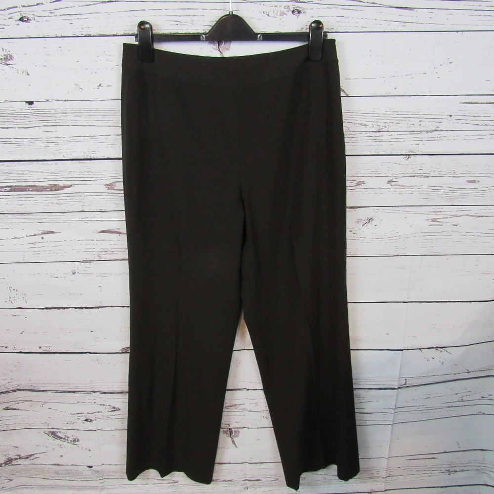 Talbots Stretch Dark Taupe/Brown Trousers